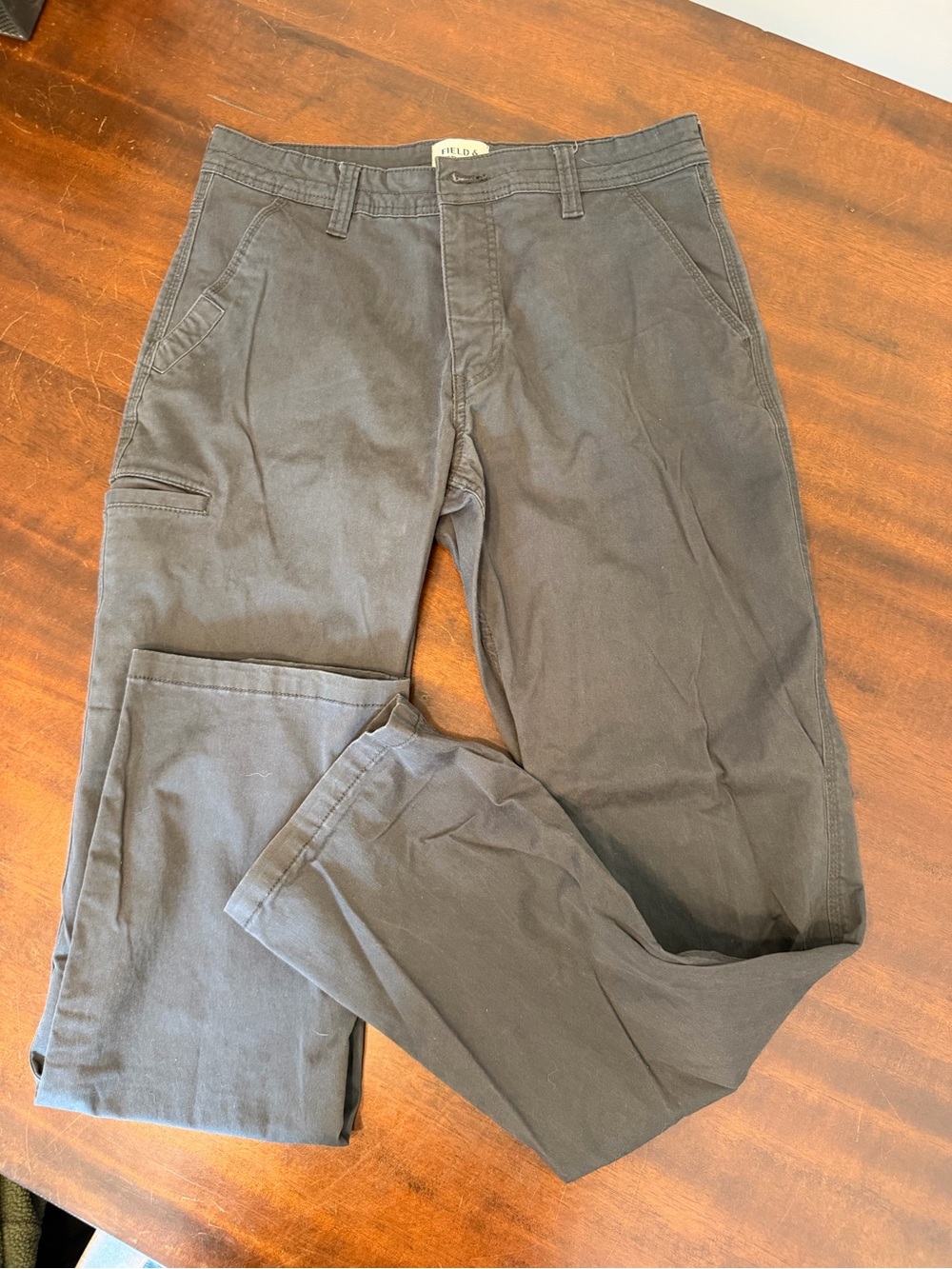 Field & Stream Black Cotton-Chino Pants
